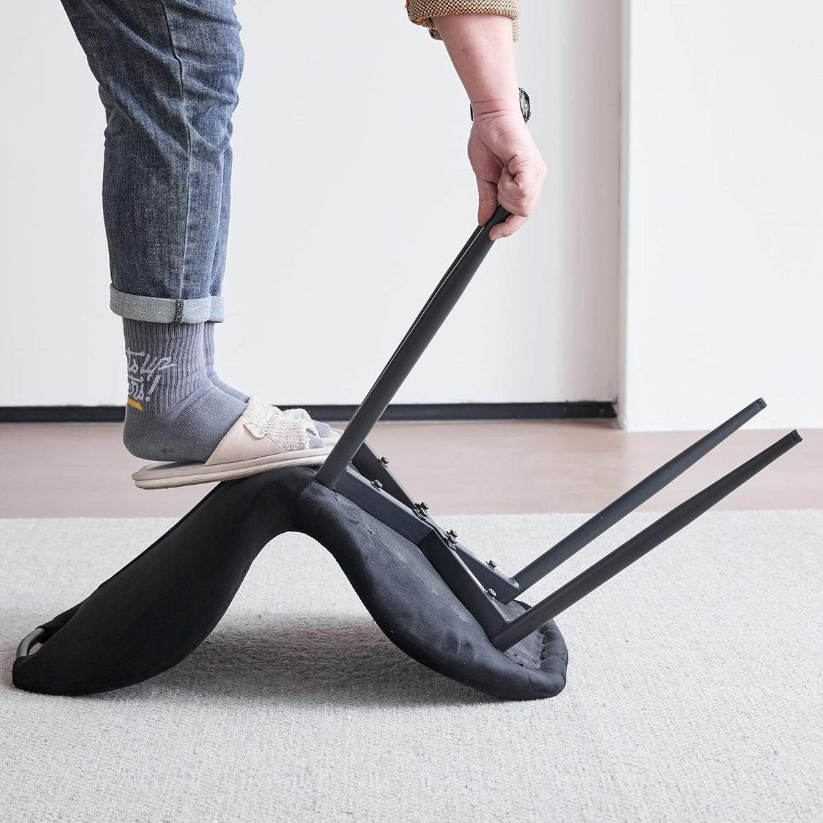 8 Esszimmerstühle Set Schwarz – Polsterstühle für Küche & Wohnzimmer
