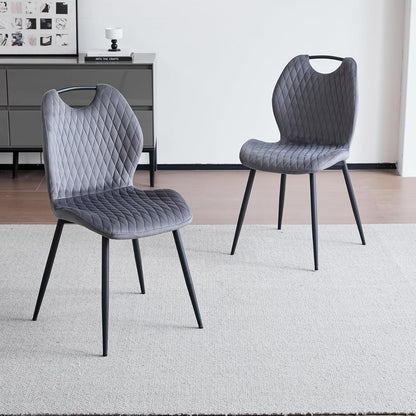 6 Esszimmerstühle Grau – Polsterstühle für Küche & Wohnzimmer