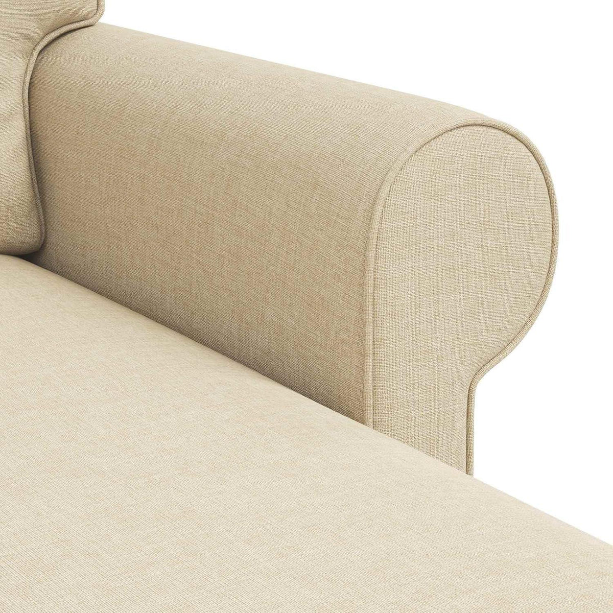 Ecksofa L-Form Creme 160 cm – Modernes Wohnzimmer Sofa