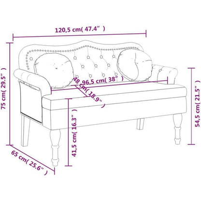 2-Sitzer Samtsofa Loveseat Braun – Modernes Polstersofa