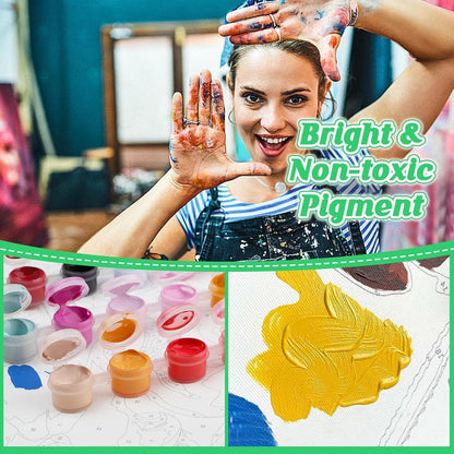 Malen nach Zahlen Zitrone 40x50cm – DIY Ölgemälde Set