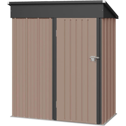 Gartenhaus 5x3 ft mit Standfuß – Wetterfester Geräte- & Fahrradschuppen