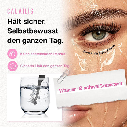 Selbstklebende Wimpern Extensions 216 Pcs D Curl Wispy