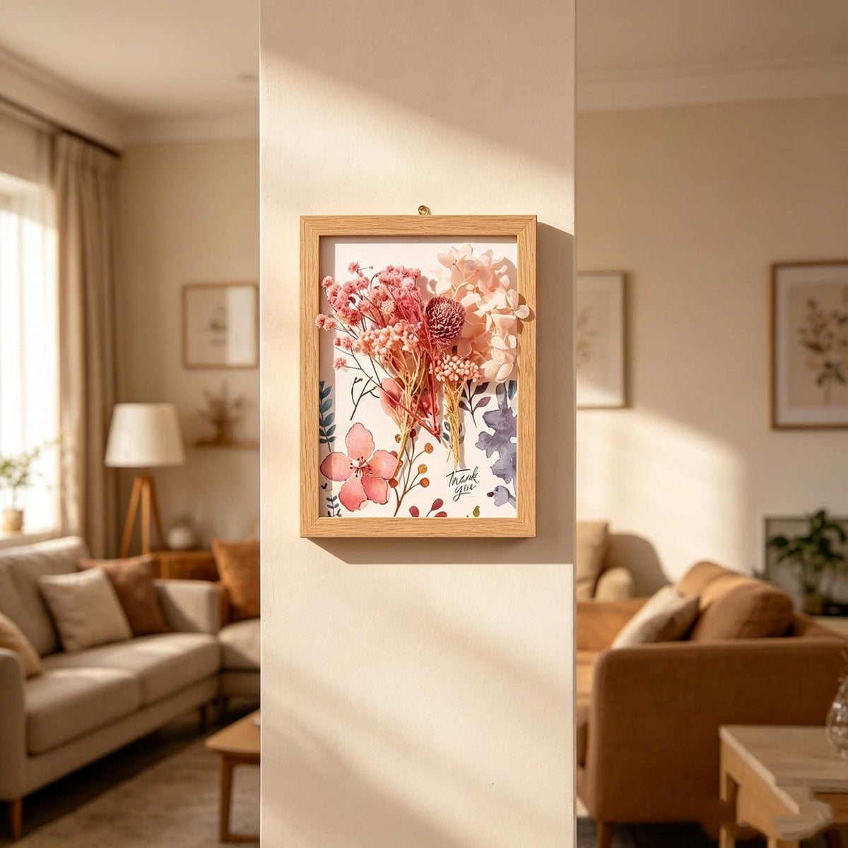 Getrocknete Blumen Set – Pink für DIY Deko & Kunsthandwerk