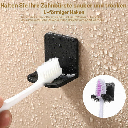 8x Zahnbürstenhalter Wandhalterung ohne Bohren