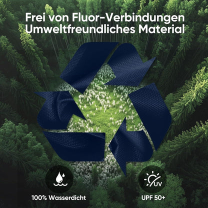 Faltpavillon 3x6m wasserdicht mit Seitenwänden & UV-Schutz