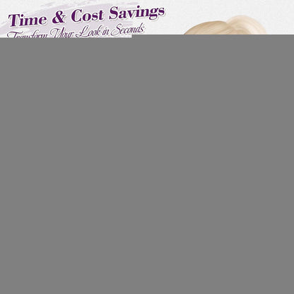 Platinblond Pferdeschwanzverlängerung 70cm mit Kordelzug