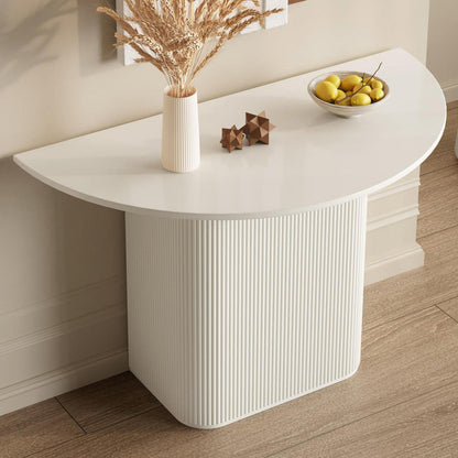 Halbrunder Esstisch Modern – Platzsparend für Küche & Esszimmer