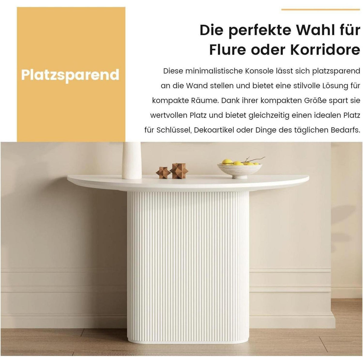 Halbrunder Esstisch Modern – Platzsparend für Küche & Esszimmer