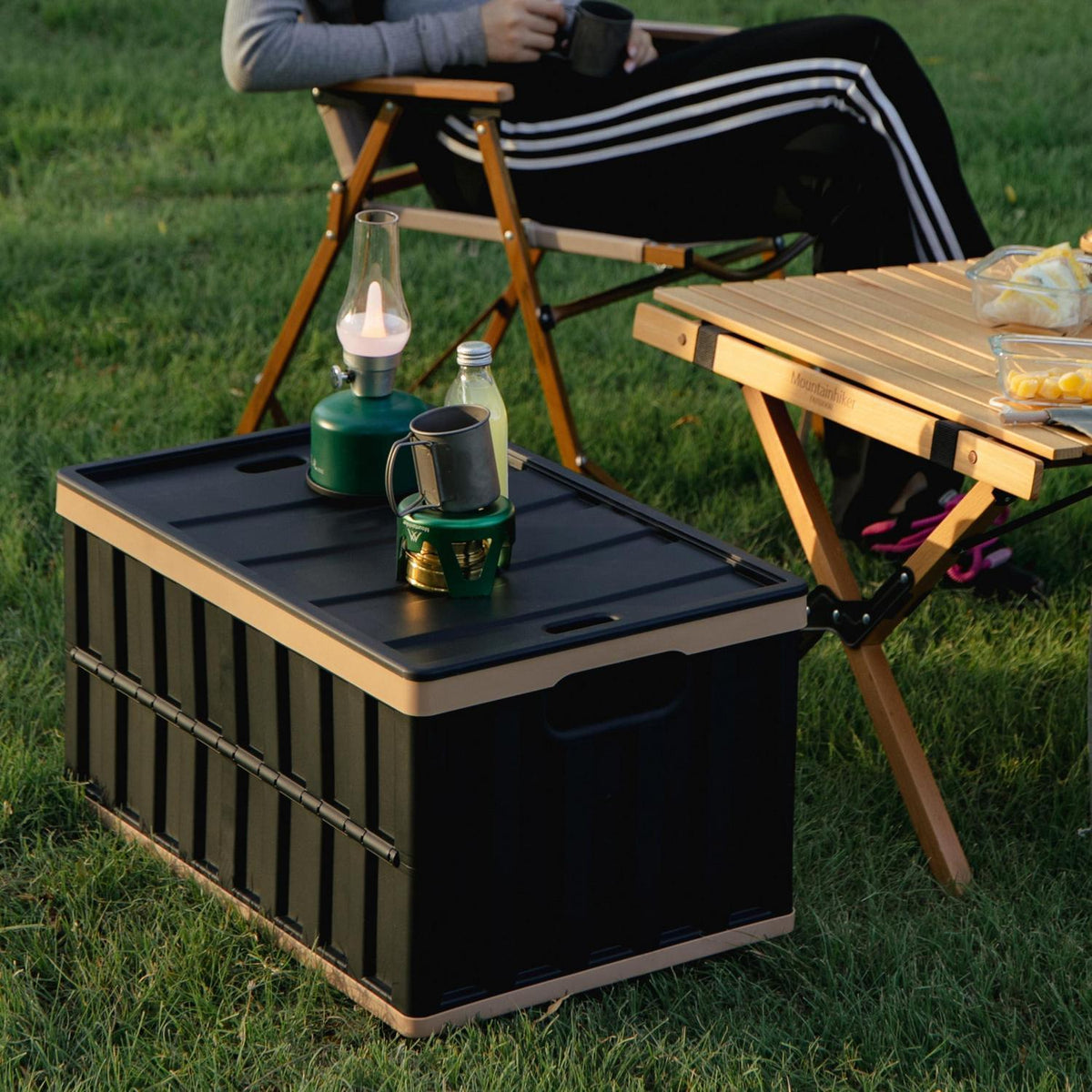 4er Set Faltbare Aufbewahrungsboxen 64L – Stabil & Vielseitig