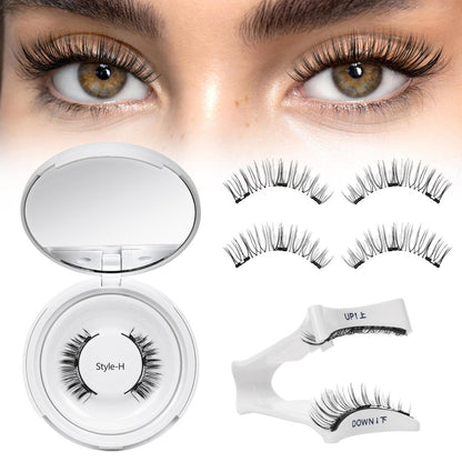Magnetische Wimpern ohne Kleber – Natural Look & Applikator