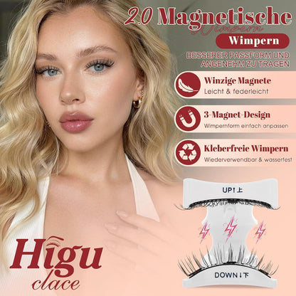 Magnetische Wimpern ohne Kleber – Natural Look & Applikator