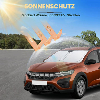 Faltbarer Sonnenschutz für Dacia Jogger 2021-2026 mit UV-Schutz