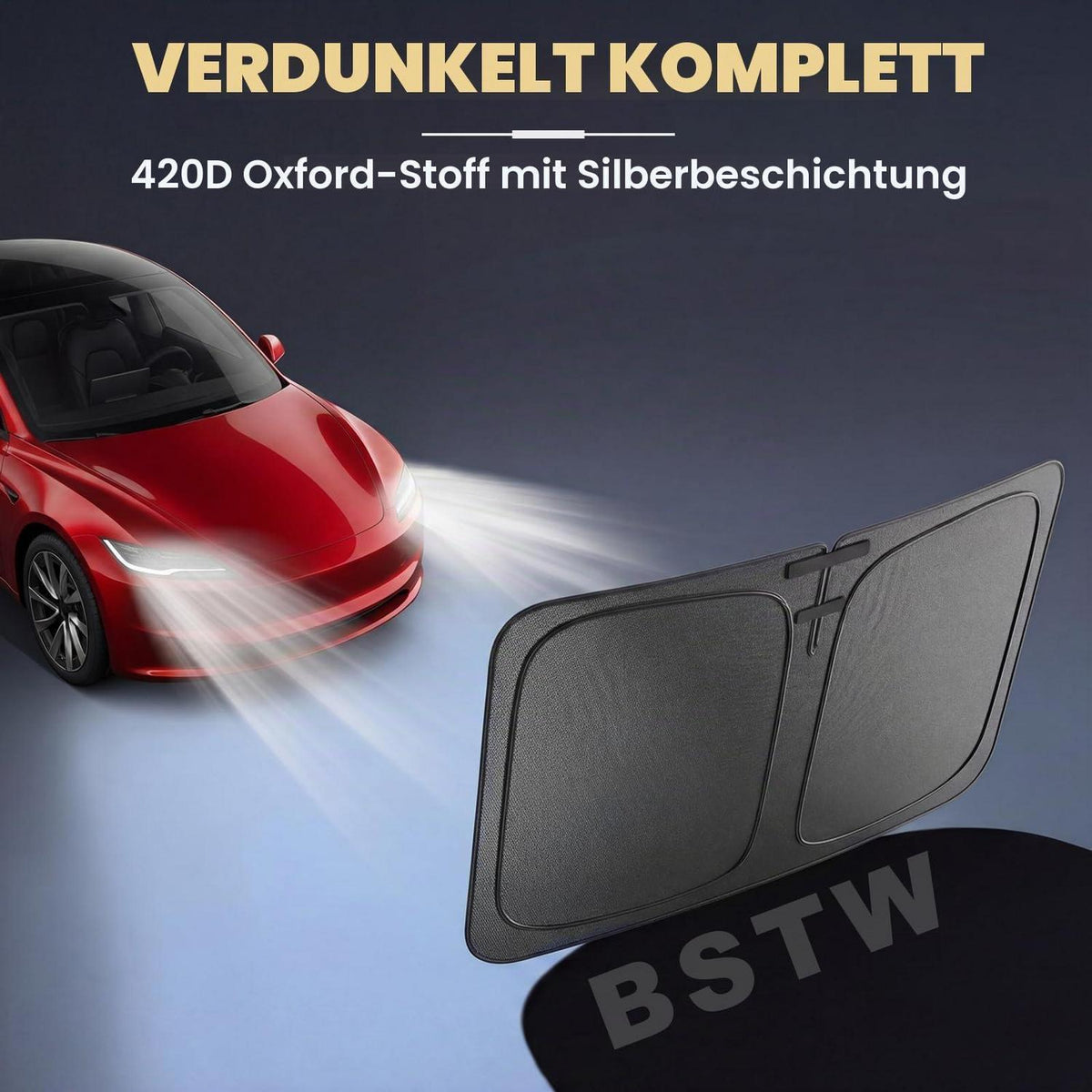Faltbarer Sonnenschutz für Dacia Jogger 2021-2026 mit UV-Schutz