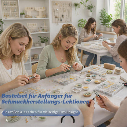 Ohrring-Bastelset 1310 Teile | Schmuckzubehör für Anfänger & Profis