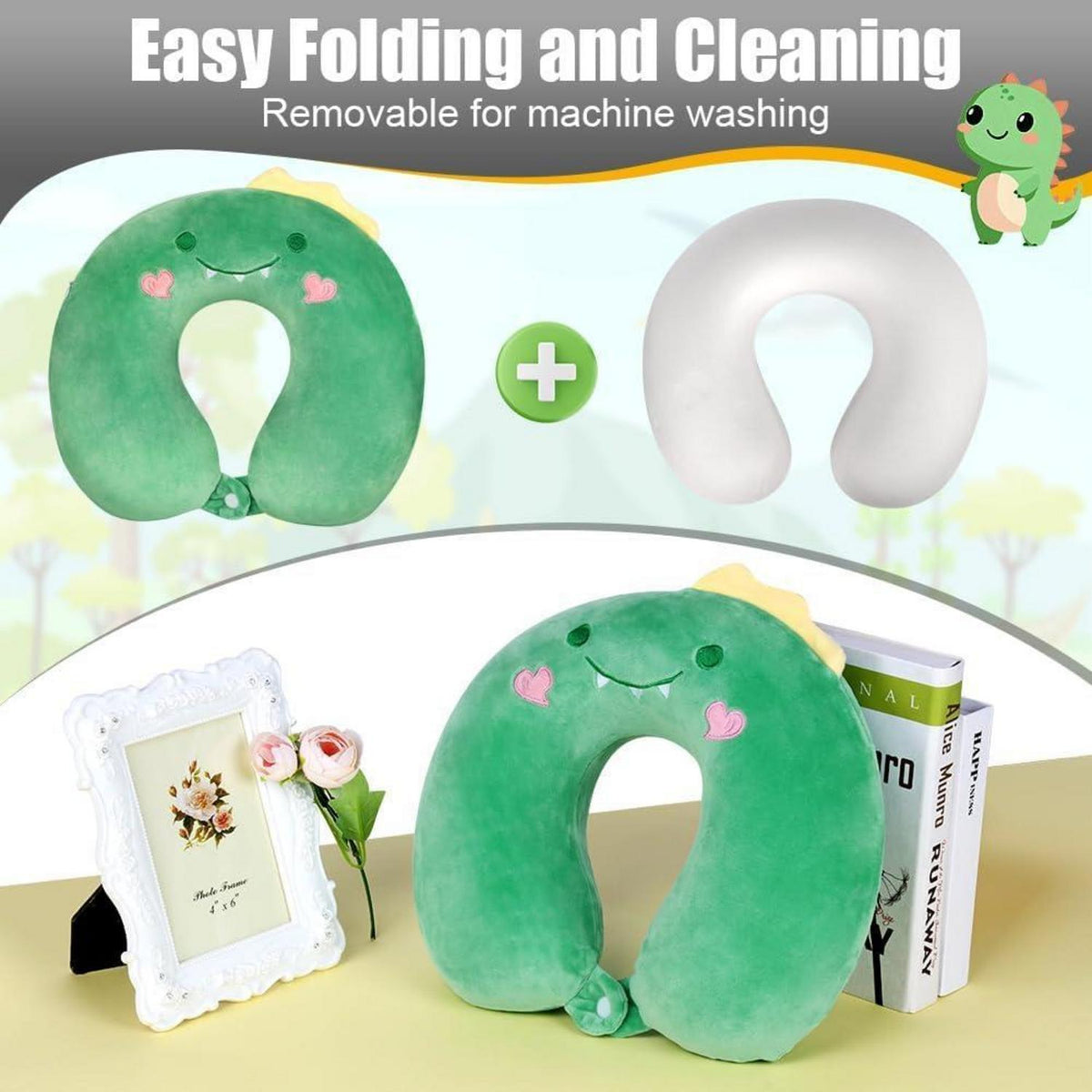 Memory Foam Reisekissen Tier – Nackenhörnchen für Kinder & Erwachsene