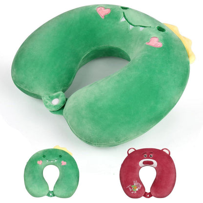 Memory Foam Reisekissen Tier – Nackenhörnchen für Kinder & Erwachsene