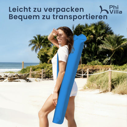 Sonnenschirm Ø175cm Höhenverstellbar mit Hülle & Klemme, UV50+