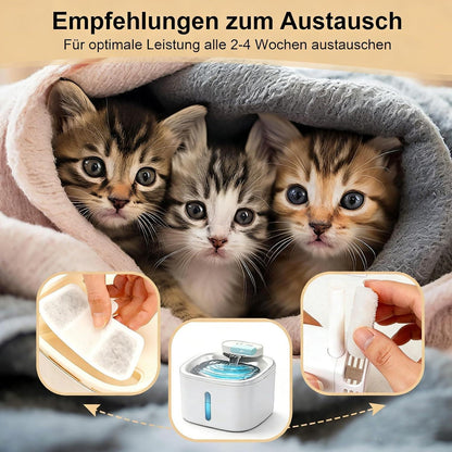 12 Katzenbrunnen Filter für Oneisall PW04 3,5L