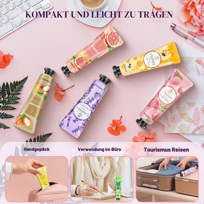 120 Mini Handcreme Set | Duft-Geschenkset für Trockene Hände