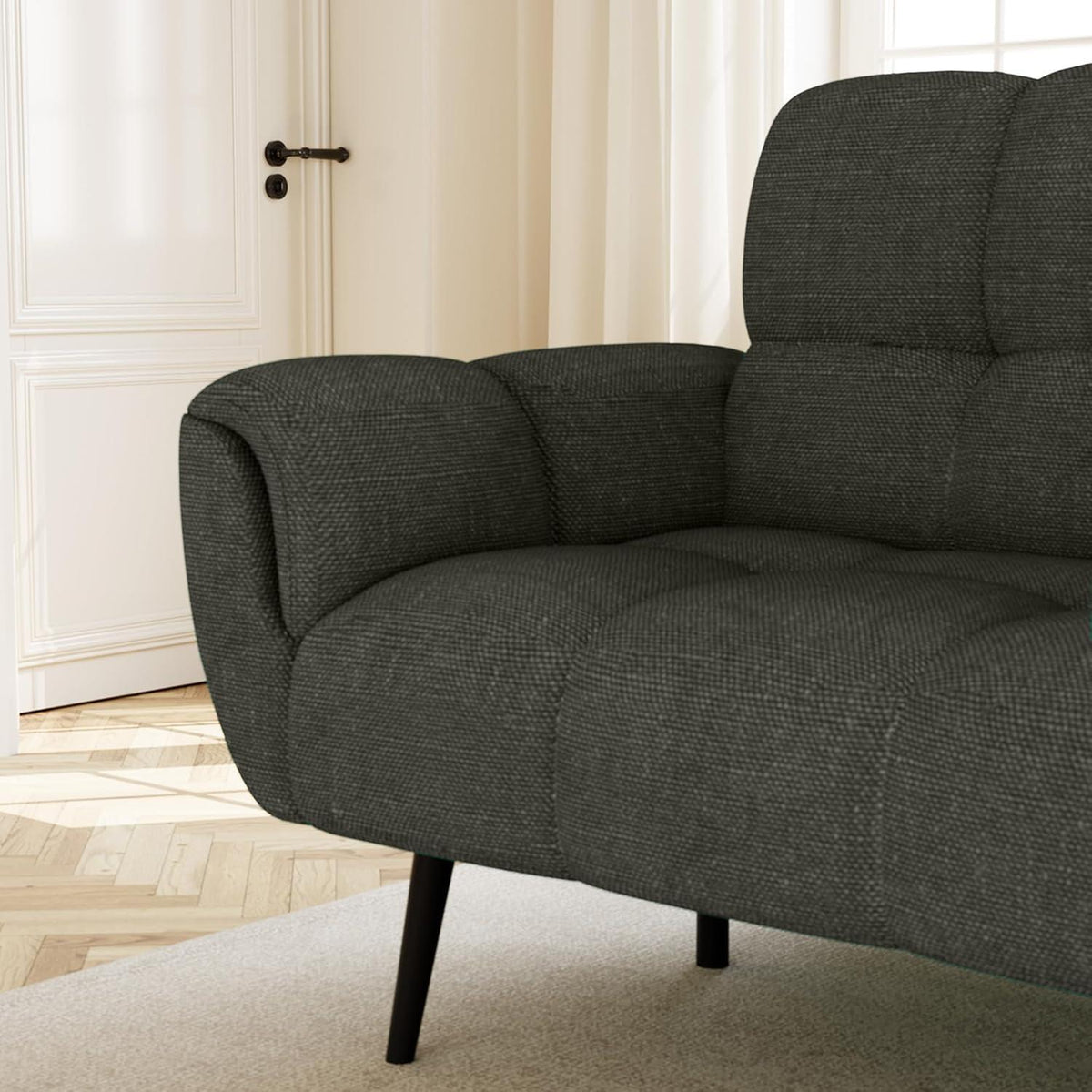 Schlafsofa 3-Sitzer Dunkelgrau – Bequem & Vielseitig