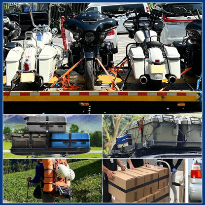 Automatische Spanngurte 3m | 4er Set | 750kg Bruchlast
