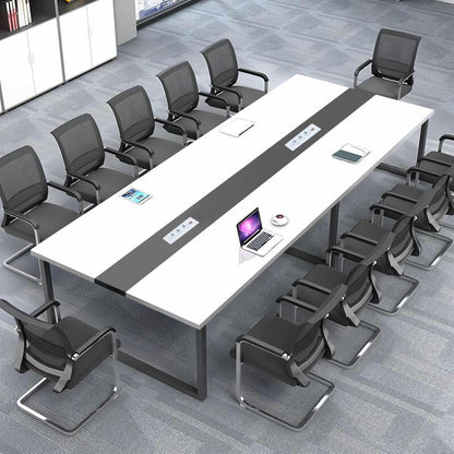 Konferenztisch 240x120cm mit Kabeldurchführung – Modern & Stabil