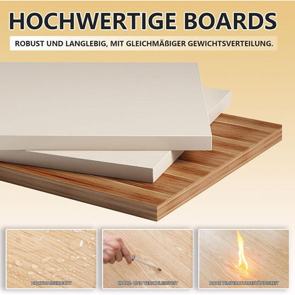Konferenztisch groß mit Kabeldurchführung – Modern & Stabil