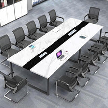 Konferenztisch K 400x120cm – Modern, Kabelmanagement & Stabil