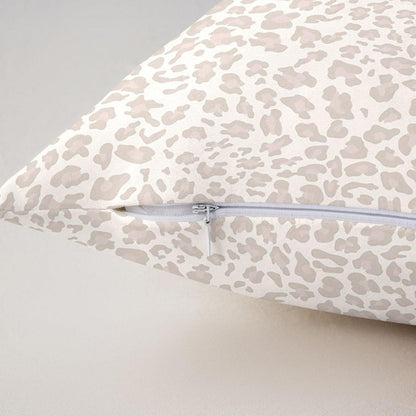 Abstrakt Leopard Kissenbezug 50x50 cm - 2er Set, Beige