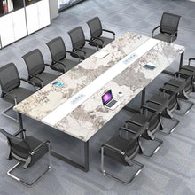 Konferenztisch H1 400x120cm – Modern, Kabeldurchführung & Stabil