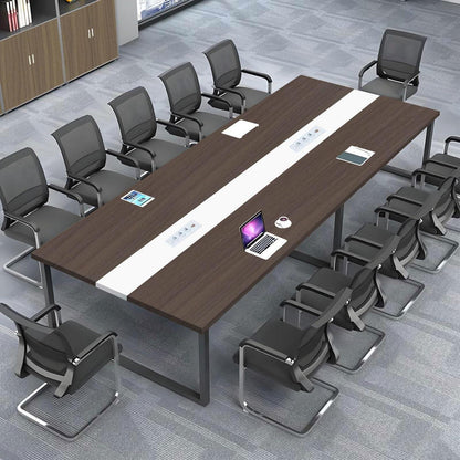 Konferenztisch groß mit Kabelmanagement – Modern & Stabil