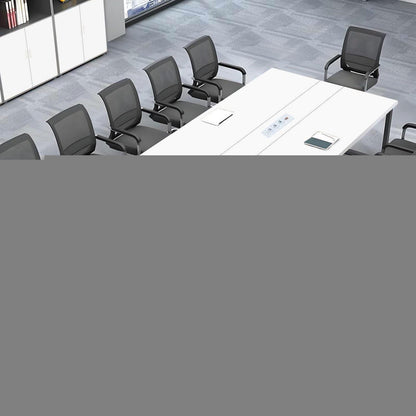 Konferenztisch 240x120cm mit Kabeldurchführung – Modern & Stabil