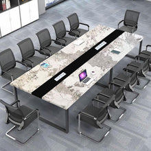 Konferenztisch Groß mit Kabelmanagement – Modern & Stabil