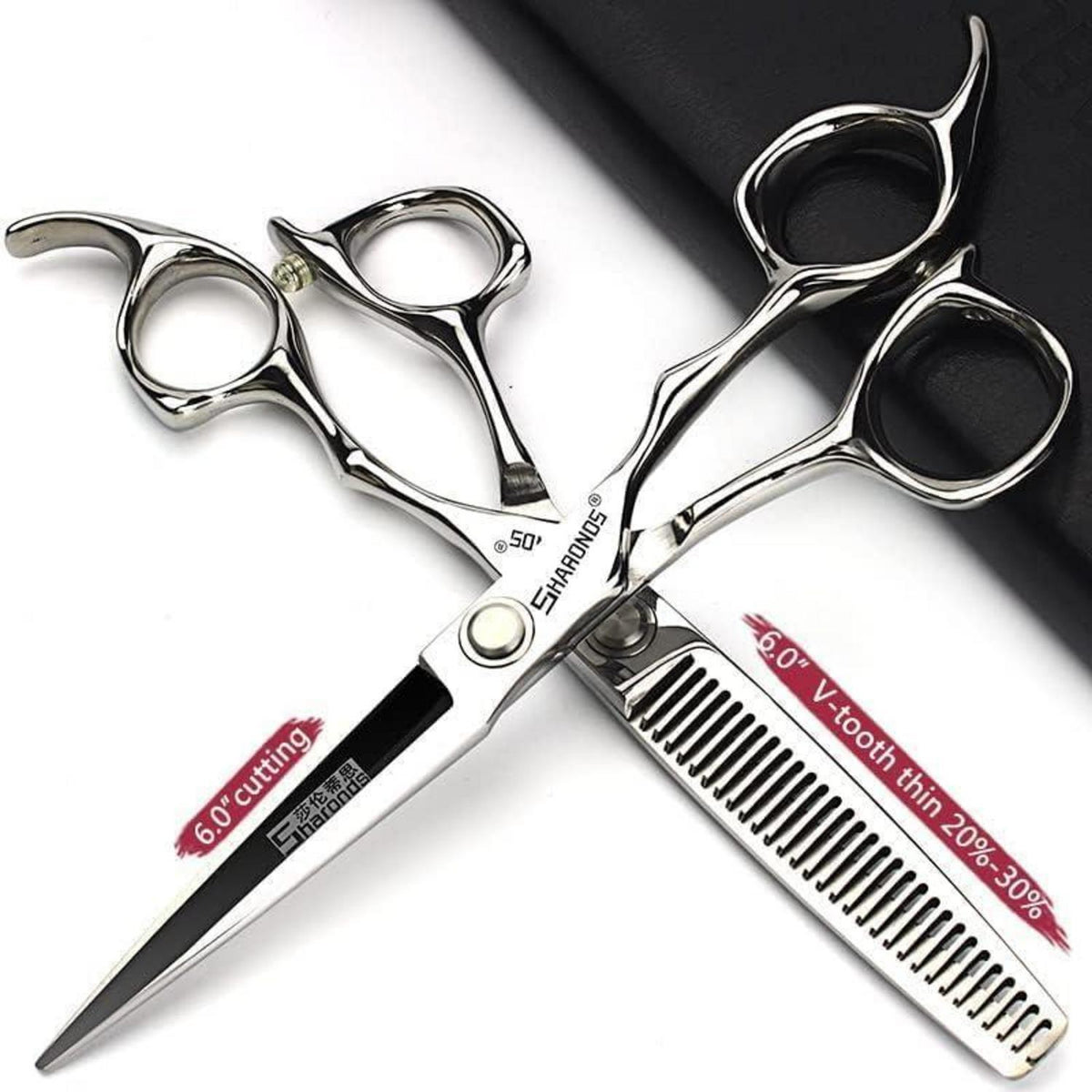 6 Zoll Friseurschere Set Edelstahl - Präzises Haareschneiden