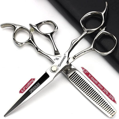 6 Zoll Friseurschere Set Edelstahl - Präzises Haareschneiden