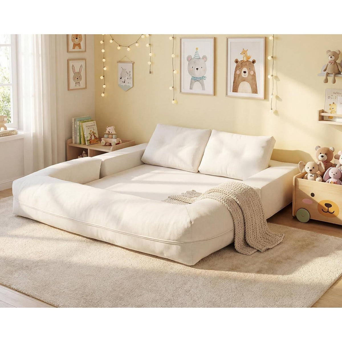 Klappbares Schlafsofa Couch mit Liegefläche 170x90 cm