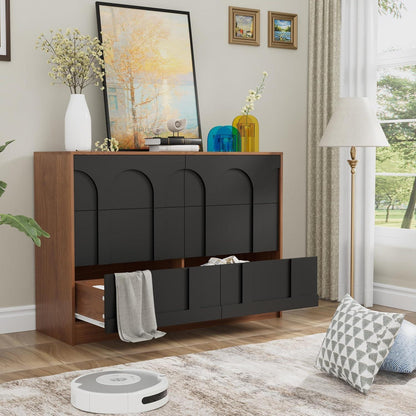 Moderne Kommode mit 6 Schubladen – 100x34x72 cm
