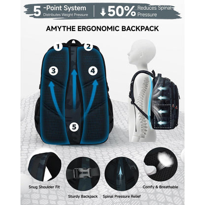 Schulranzen Jungen Camouflage – Robuster Rucksack für Teenager