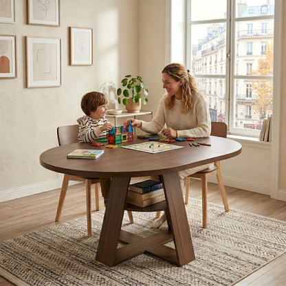 Ausziehbarer Esstisch Holz 100-140cm – Esszimmer Tisch für 2-8 Personen