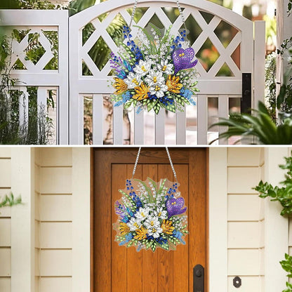 Diamantmalerei Krokus Blumenstrauß – DIY Fensterbild & Wanddeko