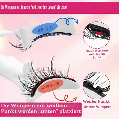 Magnetische Wimpern Set ohne Kleber – Natürlicher Look & Applikator