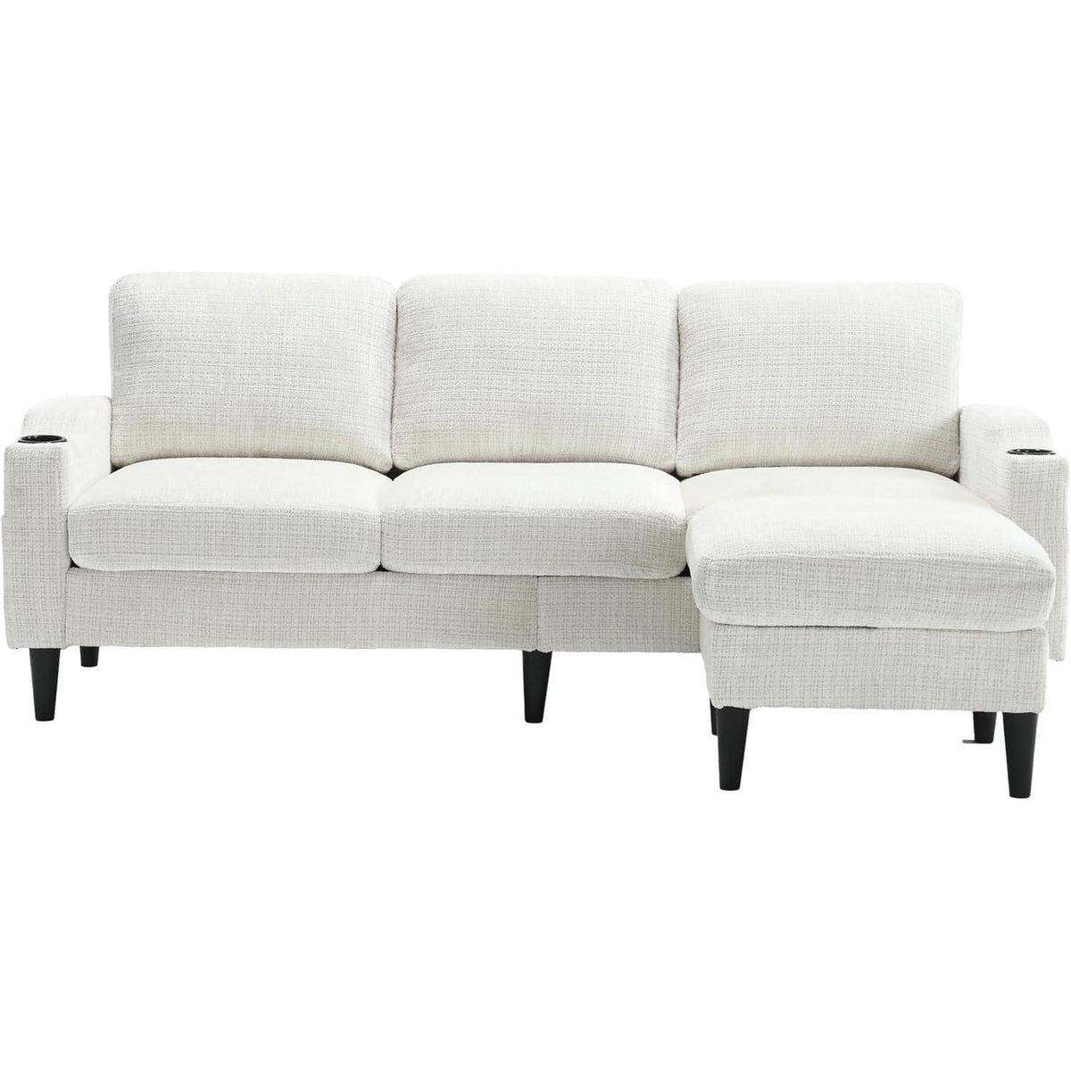 Ecksofa mit Schlaffunktion, 4-Sitzer, Gelb