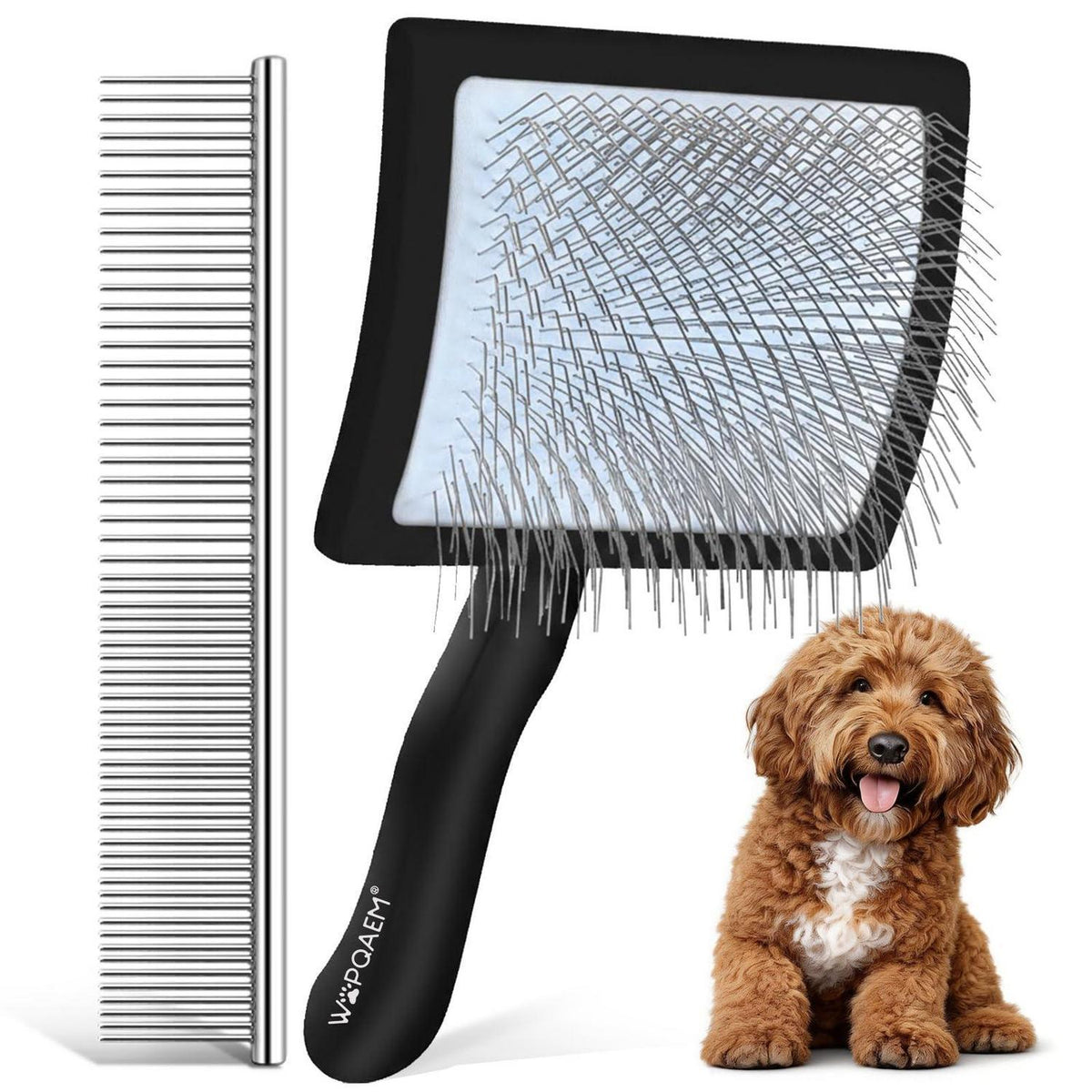 Slicker Bürste für Hunde & Katzen – Langhaar & Unterwolle