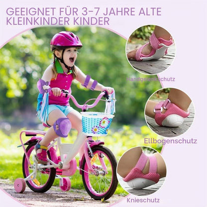 Kinder Schoner Set 6in1 – Knieschützer, Ellenbogen & Handgelenk