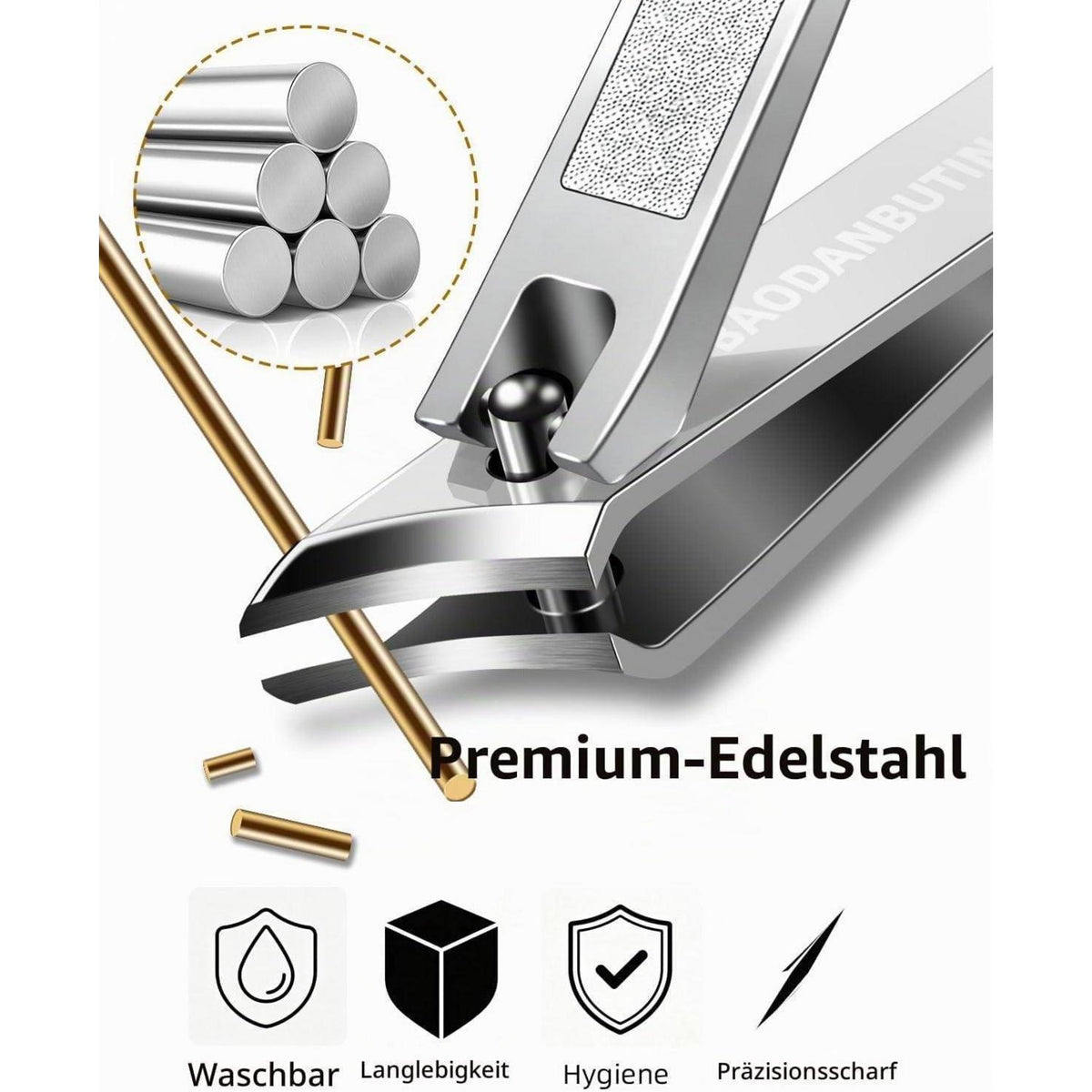 Nagelknipser für eingewachsene Zehennägel – Edelstahl