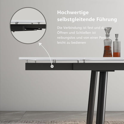Essgruppe modern, ausziehbar (10 Stühle)