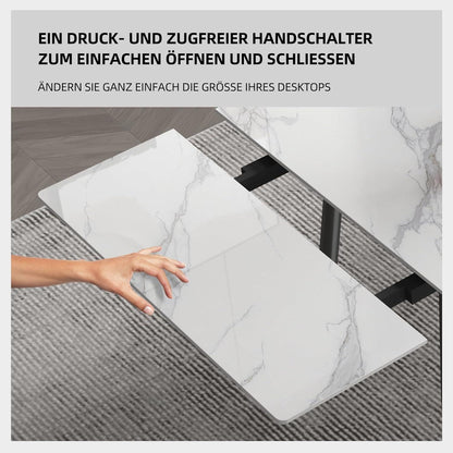 Essgruppe modern, ausziehbar (160-240cm) mit 4 Stühlen