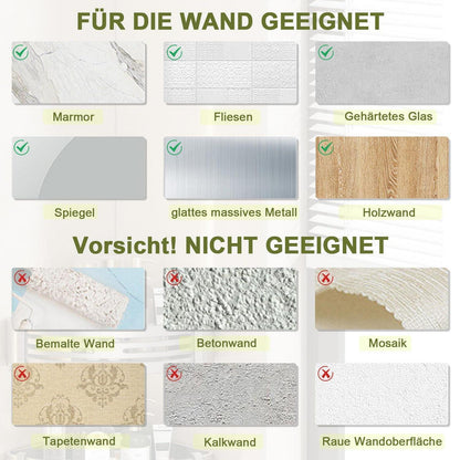 Duschablage ohne Bohren – Rostfreies Duschregal 2er-Set