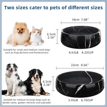 Marmor Hundenapf Schwarz Marquina S – Elegant & Stabil